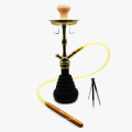 Nouveau Shisha de narguilé en verre doré avec des accessoires entiers de narguilé (ES-HS-006)